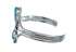 Native American Genuine Sterling Silver Turquoise Stone Cuff Bracelet AX126713